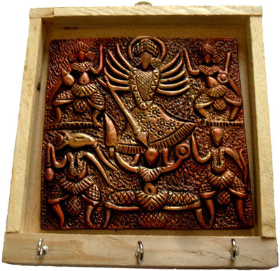 

Rasoh DG1 Decorative Showpiece - 14 cm(Terracotta, Brown)