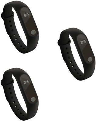 

ROQ Health Band Tracker with Oled Display Heart Rate Sensor Compatible With All Smartphones(Black Strap Regular)