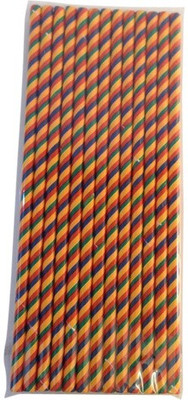 

Funcart Straight Drinking Straw(Multicolor, Pack of 25)