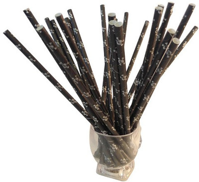 

Funcart Straight Drinking Straw(White, Brown, Pack of 25)