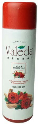 

Valeda Herbal Rose and Sandal Talc - For Face and Body - From The House of Doctors - Since 1988(200 g)
