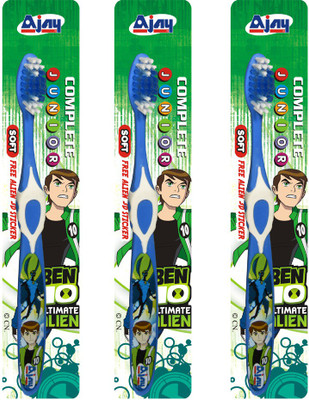 

Ajay COMPLETE JUNIOR Pack Of 3 Soft Toothbrush