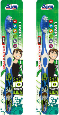 

Ajay COMPLETE JUNIOR Pack Of 2 Soft Toothbrush(Pack of 2)