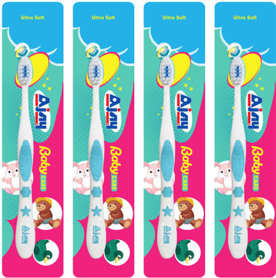 

Ajay BABY CARE Pack Of 4 Ultra Soft Toothbrush(Pack of 4)