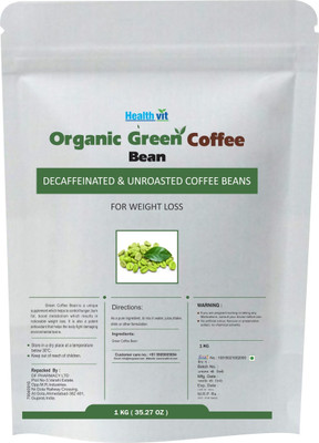 

HealthVit Green Coffee Beans For Weight Loss( 1KG) Coffea Arabica(1 kg)