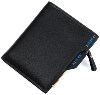 

Shadow Fax Boys Black Genuine Leather Wallet(2 Card Slots)