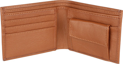 

Indian Fashion Men Tan Artificial Leather Wallet(4 Card Slots)