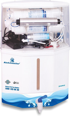

Kelvinator Kelvinator Sparkle Water Purifiers 10 L RO + UV + UF Water Purifier(White)