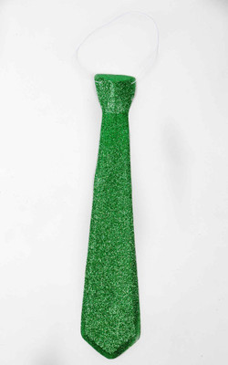 

Funcart Funcart Glitter Long Green Tie