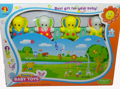 

HALO NATION Musical Cot Mobile Rattle(Orange)