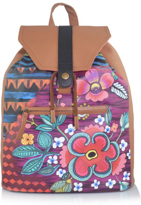 

Shaun Design Artistic Leatherette 8 L Backpack(Multicolor), Assorted