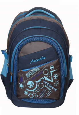 

Attache backpack10blue Waterproof Backpack(Multicolor, 30 L)