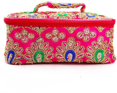 

Utsavi UF-MPB-10085-Pink Waterproof Multipurpose Bag(Pink, 6 inch)