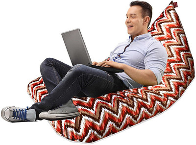 

bigmo Large Lounger Bean Bag Cover (Without Beans)(Multicolor)