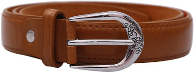 

SUNRISE ENTERPRISES Girls Casual, Evening, Formal, Party Brown Artificial Leather Belt, Black