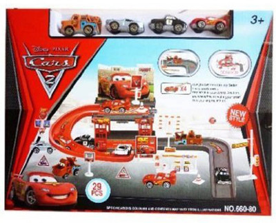 

Happy GiftMart Parking Garage 29 Pcs Car Set For Kids Board Game