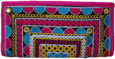 

The Living Craft Casual Multicolor Clutch