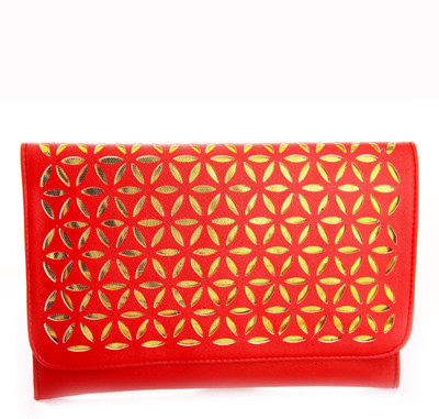 

Utsavi Party Red Clutch