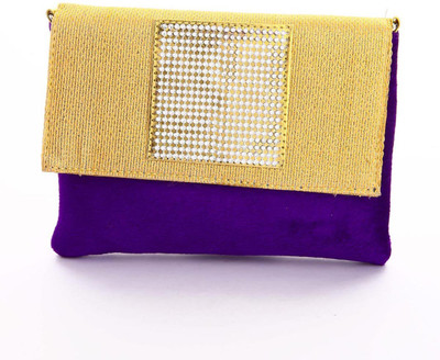 

Utsavi Party Purple Clutch