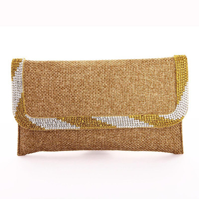 

Utsavi Party Brown Clutch