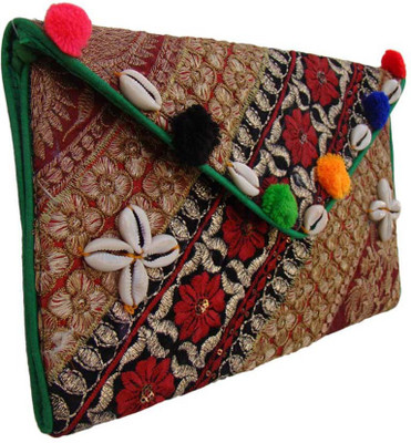 

The Living Craft Casual Multicolor Clutch