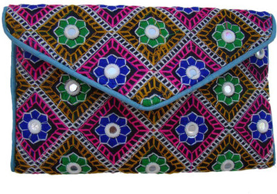 

The Living Craft Casual Multicolor Clutch