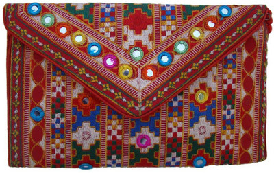 

The Living Craft Casual Multicolor Clutch
