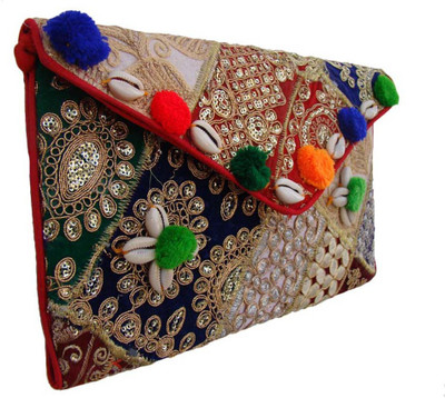 

The Living Craft Casual Multicolor Clutch