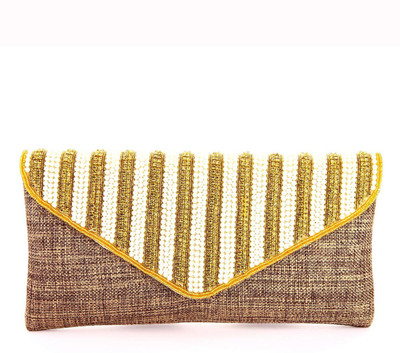 

Utsavi Party Beige Clutch