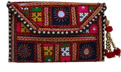 

The Living Craft Casual Multicolor Clutch