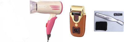 

3P Kart 1400 W, TA-662, RF-818 Personal Care Appliance Combo(Hair Dryer, Trimmer)