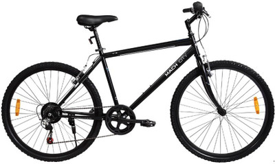 

Mach City iBike 21 Speed Large 26 T 21 Gear Hybrid Cycle/City Bike(Black), Matt black