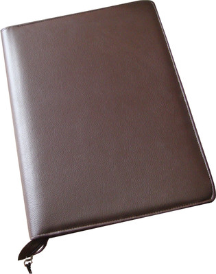 

SAW LEATHER GOODS Faux Leather File Folder(Set Of 1, Brown)