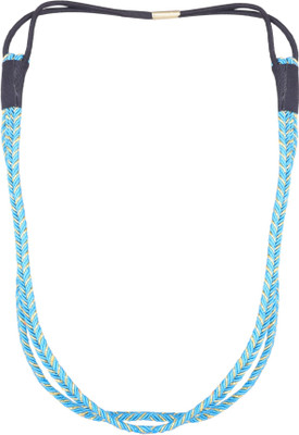 

Blur Gold Braided Hair Band(Blue)