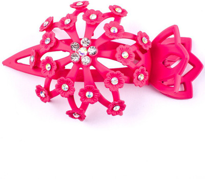 

Kabello Juda Styling Claw & Clutcher Hair Clip(Pink)