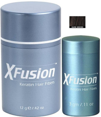 

XFusion Keratin Fibers Regular + Travel Size Dark Brown Spray(15 g)