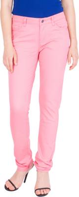 American-Elm Regular Women's Pink Jeans