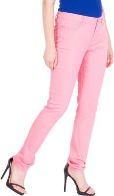 American-Elm Regular Women's Pink Jeans