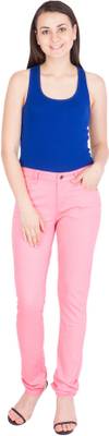 American-Elm Regular Women's Pink Jeans