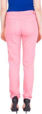 American-Elm Regular Women's Pink Jeans