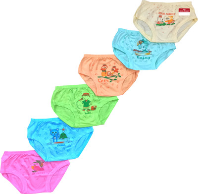 

Pride Apparel Panty For Baby Girls(Multicolor, Pack of 6