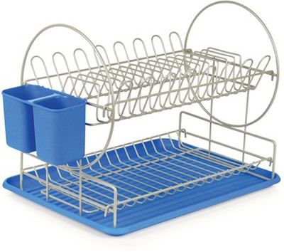 

Bonita KISHA TWO TIER Steel, Plastic Kitchen Rack(Multicolor)