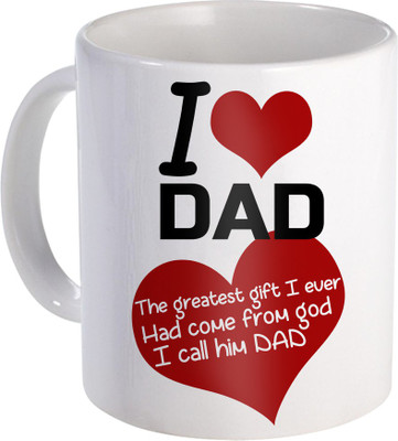 

SKY TRENDS Gift For Fathers Day In Coffee His Anniversary/Birthday Present JSD-085 Ceramic Mug(350 ml), Multicolor