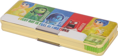 

Disney INSIDE OUT INSIDE OUT Art PLASTIC Pencil Box(Set of 1, Cream)