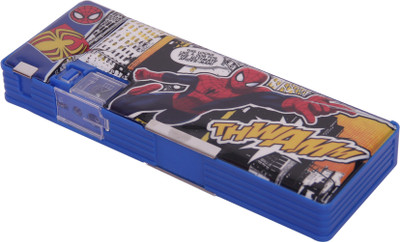 

Marvel SPIDERMAN SPIDERMAN Art PLASTIC Pencil Box(Set of 1, Blue)