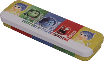 

Disney INSIDE OUT INSIDE OUT Art MATEL Pencil Box(Set of 1, Multicolor)