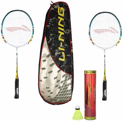 

Li-Ning Series Combo Multicolor Strung Badminton Racquet(G4 - 3.25 Inches, 911 g)