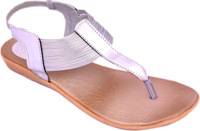 

Myra Women Silver Flats
