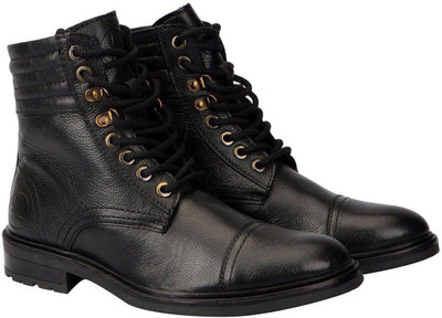 

FAUSTO High Ankle Boots For Men(Black