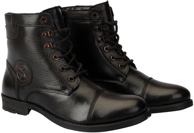 

FAUSTO High Ankle Boots For Men(Brown